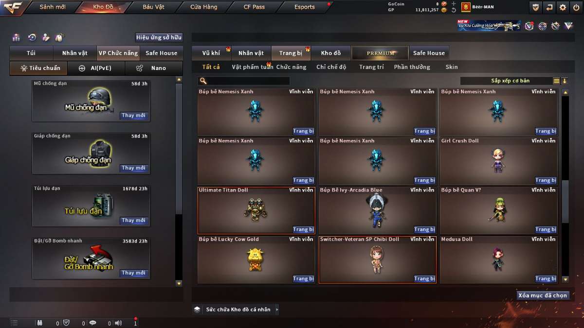 shop acc cf uy tin gia re